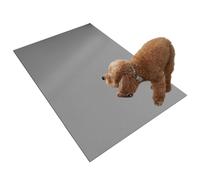 Tapis D'entraînement Pour Chiot, Imperméable Et Antidérapant, Tapis De Protection Au Sol, Réutilisable Pee Pad Pour Gamelle De Nourriture Et D'eau, Pour Parc De Jeu Pour Chien/Chat/Lapin(Greys,50x80cm