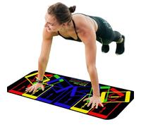 Tapis d'entraînement Push Up - PU, planche de guide d'exercice, antidérapante | disposition pour l'ensemble du corps, planche d'entraînement multi-positions pour gymnases domestiques, sel fit