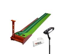 Tapis d'entraînement Putting avec Retour Automatique pour la Maison, Golf Putting Mat - Golf Putter, Style to 2
