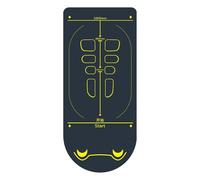 Tapis d'entraînement - rembourrage dense 60 x 40 cm, de préhension | pour équipement d'exercice pour roue abdominale Pilates corde à sauter salle de gym à la maison protection de l'arctique