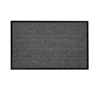 Tapis d'Entrée Anti-Poussière "Julius" 50x80cm Noir & Gris