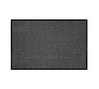 Douceur d'Intérieur, Tapis Rectangle (80 x 120 cm) Julius Noir/Gris, Anti-Poussière