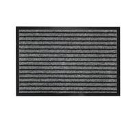 Tapis d'Entrée Anti-Poussière "Toscan" 40x60cm Noir & Gris