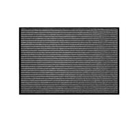 Tapis d'Entrée Anti-Poussière "Toscan" 80x120cm Noir & Gris