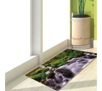 Tapis D'entrée Cascade Verte Outdoor Teppich Wohnzimmer Tapis De Couloir Exterieur Polyester Rug Salon Paillasson Extérieur Lavable Tapis De Passage Chambre Antidérapant 40x60cm