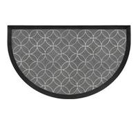 Tapis d'Entrée Demi-Lune "Emilio" 45x75cm Gris Gris G