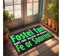 Tapis d'entrée d'intérieur Fostel revient au forum ou à la discussion sur le site Web. Paillasson de bienvenue pour porte d'entrée, tapis de bienvenue pour l'extérieur (65 x 90 cm)