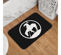 Tapis D'Entrée Guerrière Amérindienne Retrona du Sentier End Trail Lavable Paillasson Anti-Poussière Paillasson D'Intérieur pour Jardin Chambre Couloir 60X40Cm