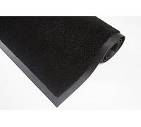 Tapis d'entrée haut de gamme ultra résistant - pour une utilisation industrielle, à l'atelier, ou en boutique - lavable en machine à 60 °C et antidérapant. Taille: 150 x 300 cm - Noir