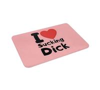 Tapis D'Entrée I Love Sucer des Bites Antidérapant Extérieur Tapis Lavable Tappeto pour Maison Cuisine Patio 60X40Cm