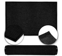 ZOLTA Paillasson Extérieur et Intérieur - Tapis Entree Antidérapant - Anti-Salissures Lavable - Tapis d'entrée de Chaussure - Tapis de Porte d'entrée - Noir - 120x180cm
