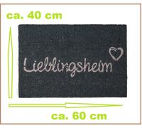 Tapis D'Entrée Préféré Tapis Anti-Saleté Tapis En Coco 60x40cm