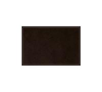 Tapis d'entree rectangle 40 x 60 cm anti-poussiere uni telio Noir Noir