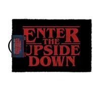 Tapis d'entrée - STRANGER THINGS - 40 x 60 cm - Rectangulaire - Fibres naturelles - Blanc