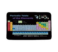 Tapis D'Entrée Tableau Périodique des Éléments Chimie Colorée Étudiants Et Enseignants Utilisent Science Lover Education Morden Tapis De Porte Durable Absorbant Paillasson pour Entrée 40X60Cm