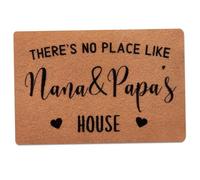 Tapis d'entrée, Tapis de Porte 16x24 Pouces Il n'y a Pas de Place comme Le d'entrée la Maison Nana & Papa