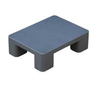 Tapis d'entrepôt empilables en plastique résistant à l'humidité pour chariots élévateurs, plateformes logistiques (gris, 49,7 x 15,7 x 4,7 cm)