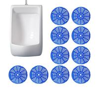 Tapis déodorant pour urinoir - Gâteau déodorant pour urinoir longue durée | 10 x nettoyant pour toilettes anti-odeurs, pastilles parfumées déodorantes, filtre, détachant, désodorisant pour urine