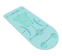 Tapis d'équipement d'exercice, tapis de protection des articulations du genou, tapis de yoga extra long, antidérapant, 1,6 x 0,7 m, tapis d'exercice pour homme et femme, coussin de protection contre