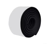 Tapis d'escalade en mousse auto-adhésive pour lit superposé - Bandes anti-collision pour la sécurité des enfants - Protection confortable en PVC - 200 x 7 cm (noir)