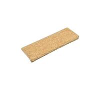 Tapis d'escalier 15 pcs 65x25 cm Beige