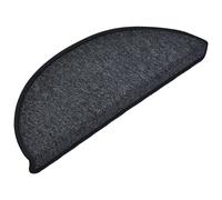 Tapis D'escalier 15 Pcs Anthracite 65x24x4 Cm