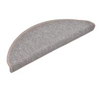Tapis D'escalier 15 Pcs Marron Clair 65 X 24 X 4 Cm