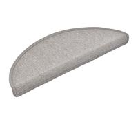 vidaXL Tapis d'escalier 15 pièces Taupe 65 x 24 x 4 cm