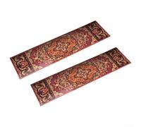Tapis d'escalier 70 x 20 cm imperméable lavable (C) | Antidérapant pour surface, réduction du bruit de 20 dB, lavable, 70 x 20 cm, pour escaliers intérieurs