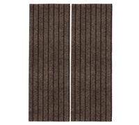 Tapis D'escalier Antidérapant 2 Pièces pour Marches en Bois, Café | Polyester, du Bruit, Pose Facile, Design Compatible Escalier en Spirale, pour Aînés et Animaux