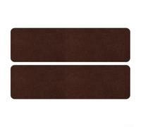 Tapis d'escalier antidérapant avec envers TPR offrant des marches stables, lavable en machine et conçu pour un usage domestique, facile à appliquer sans outils ou adhésifs supplémentaires (marron)
