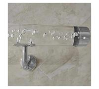 Tapis d'escalier antidérapant en acrylique transparent - Kit complet de sécurité intérieure de 3,8 m pour murs - Solutions antidérapantes en cristal transparent pour escaliers