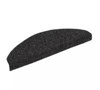 Tapis D'escalier Auto-Adhésif Poinçon Aiguilleté 15 Pcs Noir