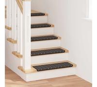 Tapis d'escalier auto-adhésifs 15 pc 100% Polypropylène de couloir vidaXL vidaXL