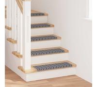 Tapis d'escalier auto-adhésifs 15 pc 100% Polypropylène de couloir vidaXL vidaXL