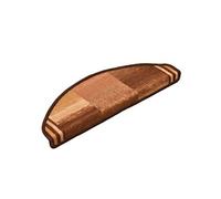 Tapis d'escalier autoadhésifs 10 pcs 65x21x4 cm Marron