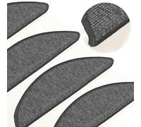 Tapis d'Escalier Autocollant Moquettes Protection Décoration 15 pcs vidaXL