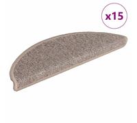 Tapis d'Escalier Autocollant Moquettes Protection Décoration 15 pcs vidaXL