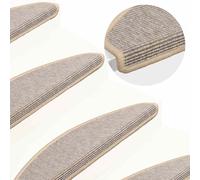 Tapis d'Escalier Autocollant Moquettes Protection Décoration 15 pcs vidaXL
