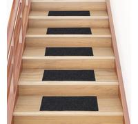 Tapis d'Escalier Autocollants Moquettes Carpettes Protecteur 15 pcs vidaXL