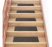 Tapis d'Escalier Autocollants Moquettes Carpettes Protecteur 15 pcs vidaXL