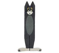 Tapis d'escalier de dessin animé unique en forme de chat Tom Tapis plat Tapis de sol enfants rampants Couverture en peluche Surface_60 cm x 120 cm