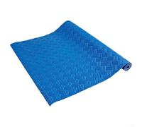 Tapis d'escalier de piscine antidérapant en PVC robuste avec surface texturée, s'adapte à la plupart des escaliers de piscine, bleu (90 x 23 cm)