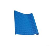 Tapis d'escalier de piscine antidérapant en PVC robuste avec surface texturée, s'adapte à la plupart des escaliers de piscine, bleu (60 x 23 cm)