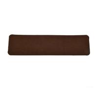 Tapis d'escalier en bois massif avec dos en silicone antidérapant et protection du sol, tapis de lavage pour la sécurité des escaliers (marron)