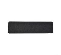Tapis d'escalier en bois massif avec envers antidérapant et dispositif de protection du sol, comprend un tapis de lavage pour une utilisation confortable (gris foncé)