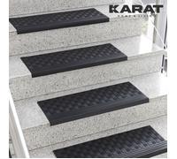 Tapis d'escalier en caoutchouc Antidérapant Diamond 25 x 65 cm 1 pièce