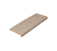 Tapis d'escalier - KARAT - Sabang - Beige - 23,5 x 65 cm - Antidérapant et facile à nettoyer