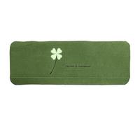 Tapis D'escalier Lumineux Antidérapant, Protège Marches en Polyester Vert | Réutilisable et Fin, Adapté à Maison, Nettoyable à L’aspirateur, pour Préserver le Bois des Marches
