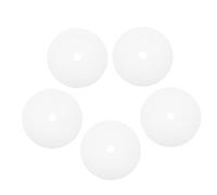 Tapis Déshydrateur Blanc Rond 5 Pièces en Silicone | Feuille Alimentaire Réutilisable, Trou de 4cm, Limite la Chute, pour Fruits et Légumes en Machine